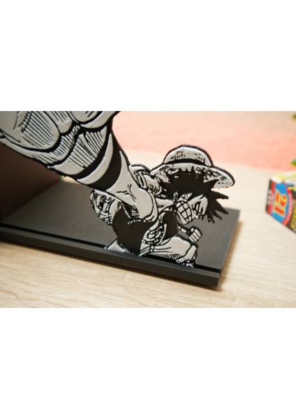 CRAFTSY3D Bookend Lufy 3D Baskı Dekorasyon Kitap Tutucu modelleri