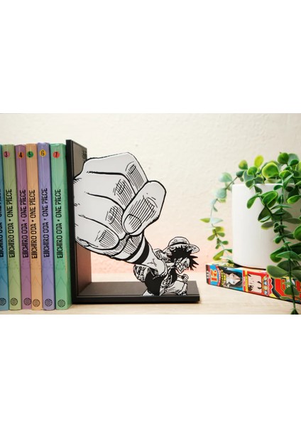CRAFTSY3D Bookend Lufy 3D Baskı Dekorasyon Kitap Tutucu