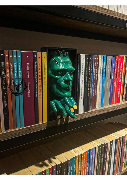Hayatvesanat Frankenstein / Kitaplık Figürü / Kitap Tutucu modelleri