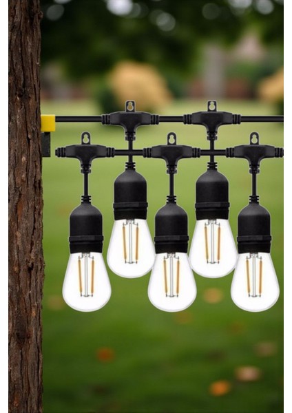 Açık Alan Aydındaltma Işığı E27 5 Duylu Uzatılabilir 5 mt Sarmaşık modelleri