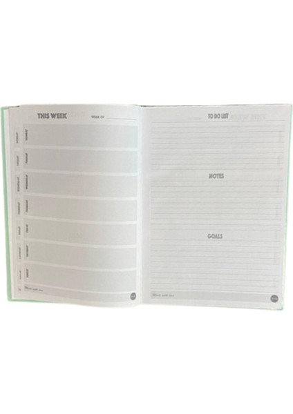 Çilek Temalı Planner Kartın Kapak Defter