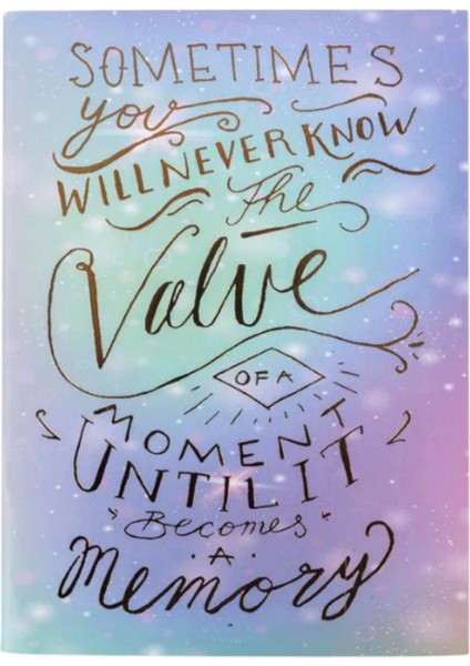 Be Amazing Mottolu Çizgisiz Defter