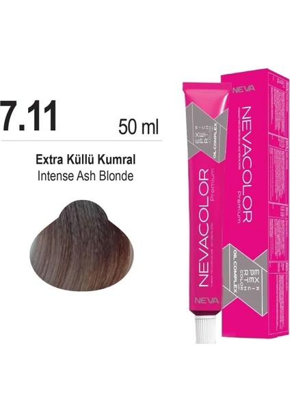 color Saç Boyası 7.11 Ekstra Küllü Kumral