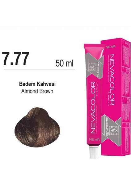 color Saç Boyası 7.77 Badem Kahvesi