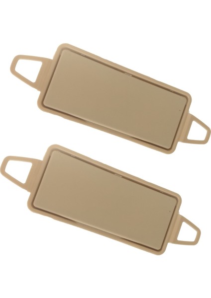 Mercedes C Class W204 - E Class W212 için Güneşlik Ayna Kapağı- Bej 2 Adet