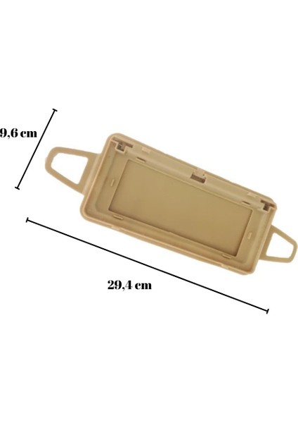 Mercedes C Class W204 - E Class W212 için Güneşlik Ayna Kapağı- Bej 2 Adet modelleri