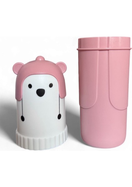 Sevimli Ayıcık Tasarımlı Diş Fırçalık Seyahat Kutusu 22CM fırsatları