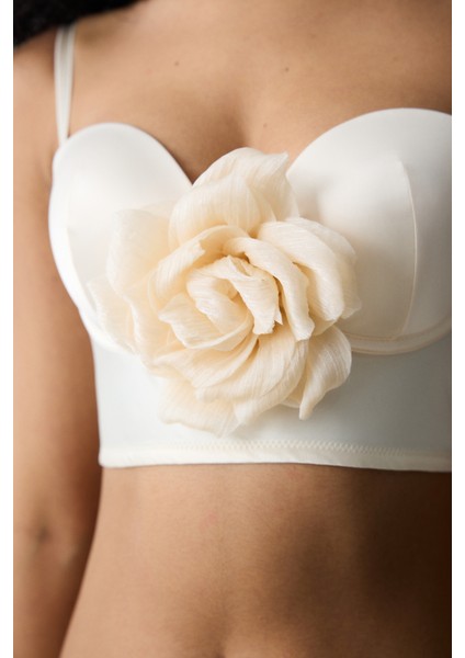 Removable Rose Perfetto Krem Büstiyer