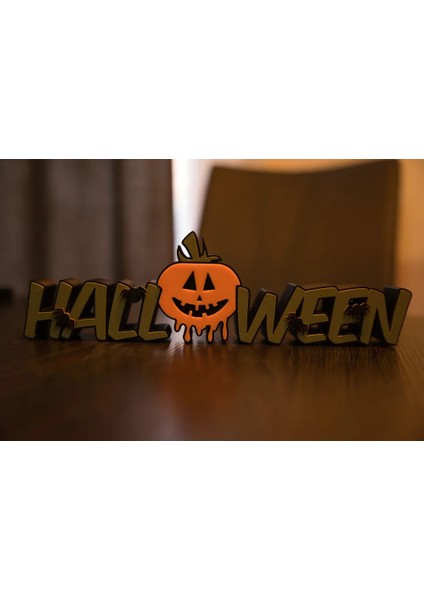 Halloween Logo – Cadılar Bayramı Dekoratif Obje 3D Baskı | CRAFTSY3D fırsatları