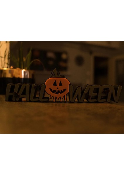 Halloween Logo – Cadılar Bayramı Dekoratif Obje 3D Baskı | CRAFTSY3D indirimleri