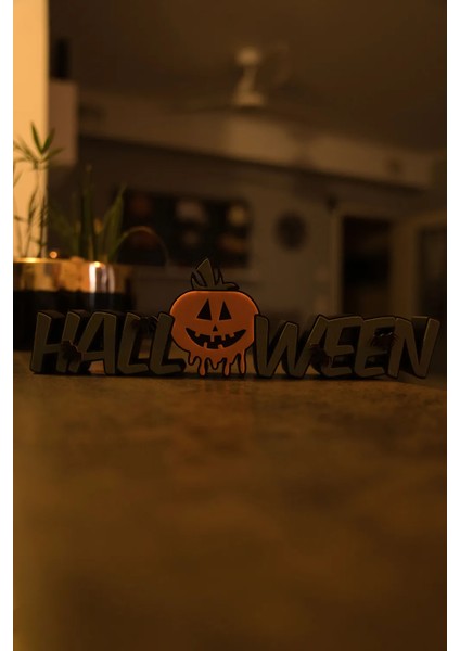 Halloween Logo – Cadılar Bayramı Dekoratif Obje 3D Baskı | CRAFTSY3D