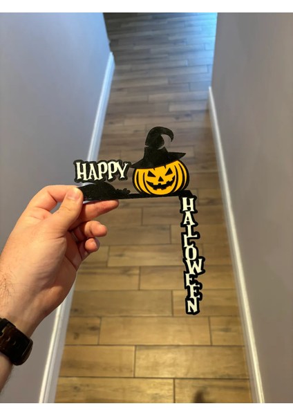 Halloween Logo – Cadılar Bayramı Dekoratif Obje 3D Baskı | CRAFTSY3D