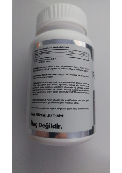 Resveratrol 30 Tablet fiyatları