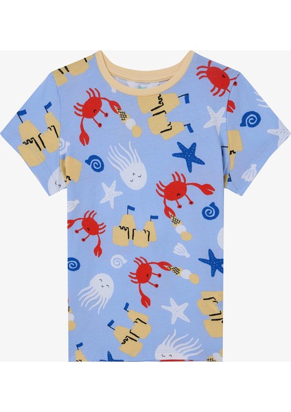 Erkek Çocuk Vegan Ice Cream Pamuklu 2li Pijama Takımı