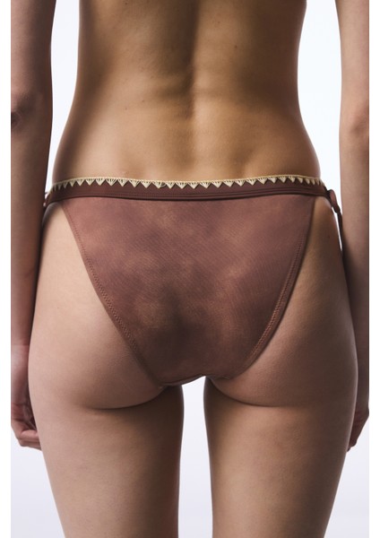 Açık Kahverengi Emery Bikini Altı