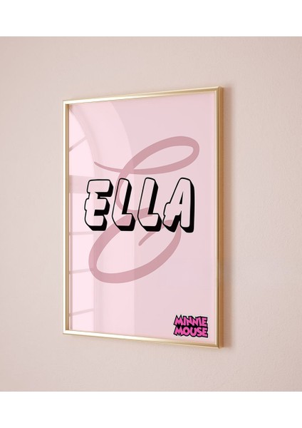 (Çerçevesiz) Minnie Mouse 3lü Kişiselleştirilebilir Poster Seti Çerçevesiz Duvar Posteri 3 Adet indirimleri
