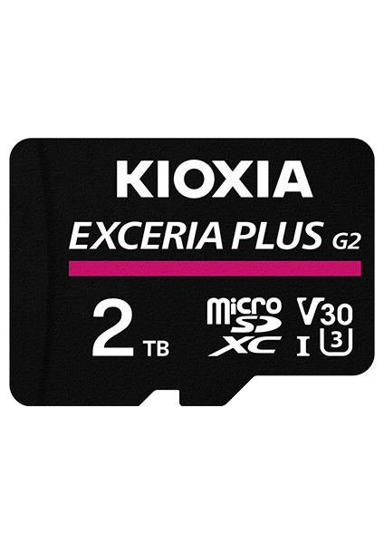 2tb Exceria Plus G2 Micro Sdxc 4K,U3,V30, A1 Hız Sınıfı Class-10 Hafıza Kartı (LMPL2M002TG2)