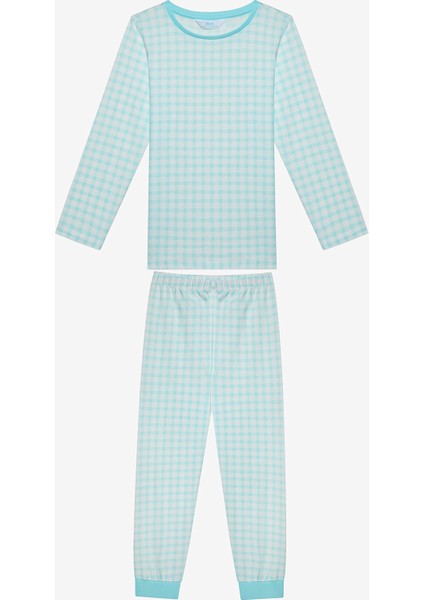 Kız Çocuk Bow 2li Çok Renkli Pijama Takımı