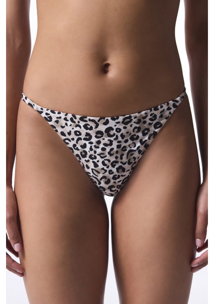 Leopar Desenli Leo Brazilian Bikini Altı