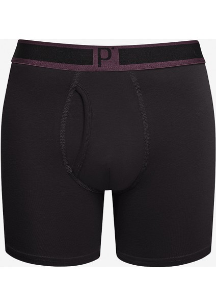 Erkek Pamuklu 3lü Siyah Çok Renkli Boxer