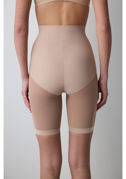 Premium Seamless Yüksek Sıkılaştırma ve Push-Up Özellikli Korse Şort