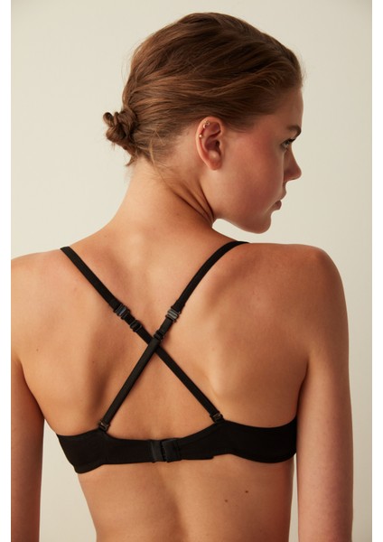 #hiççamaşırı Siyah Balensiz Flex Esnek Sütyen modelleri