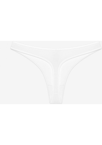 New Basic Çok Renkli 3lü Pamuklu Tanga Külot