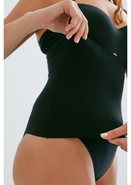 Siyah Premium Bel Korsesi fiyatları