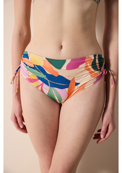 Magnolia Çok Renkli Yüksek Bel Bikini Altı