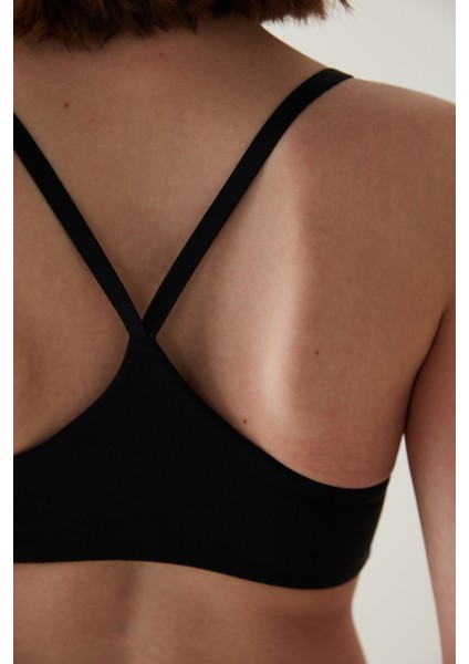 #hiççamaşırı Siyah Balensiz Süper Bralet