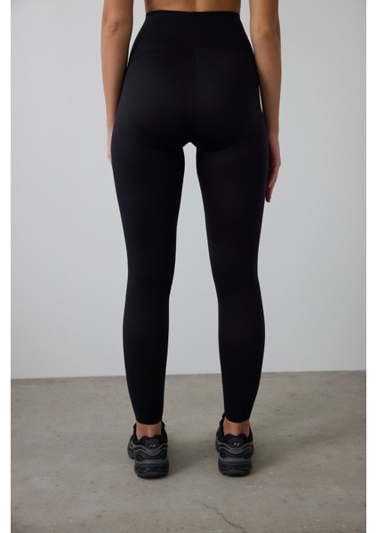 Siyah Extra Yüksek Bel Miracle Pop Up (Push Up) Tayt