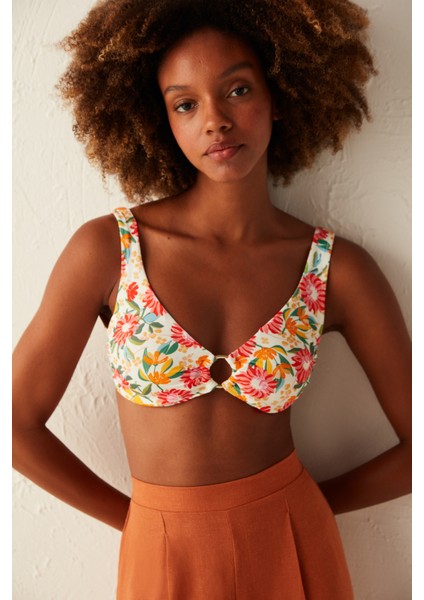 Çok Renkli Nice Hot Bikini Üstü