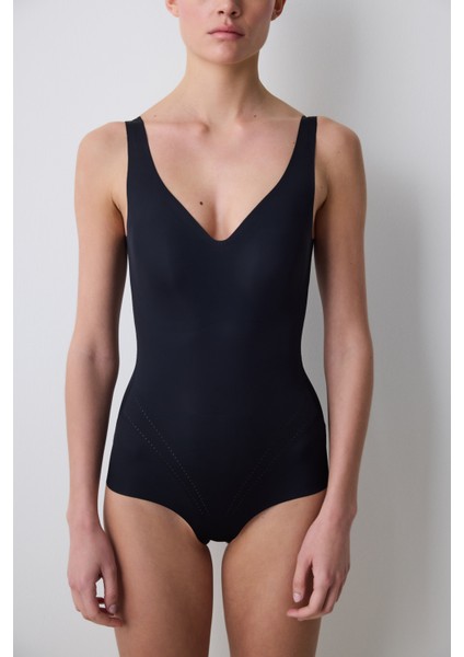 #izbırakmaz Siyah Light Bodysuit Korse