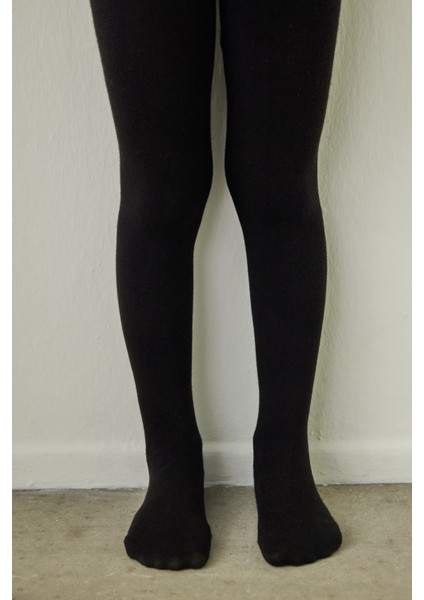 Pretty Koton Siyah 2li Külotlu Çorap