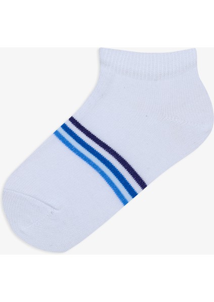 Erkek Çocuk Bright Stripe 4lü Patik Çorap