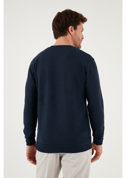 Pamuklu Regular Fit V Yaka Kazak Erkek Kazak 456202 V fırsatları