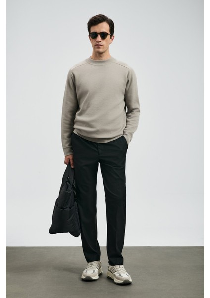 Slim Fit Normal Bel Düz Paça Chino Pantolon Erkek Pantolon 112190334 modelleri