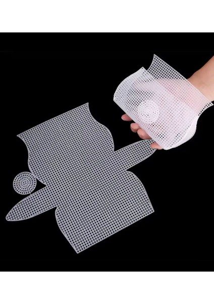 Plastik Çanta Kanvası, Cüzdan Kanvası, El Yapımı Çanta Handmade Çanta Beyaz 14X23