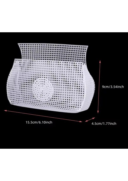 Plastik Çanta Kanvası, Cüzdan Kanvası, El Yapımı Çanta Handmade Çanta Beyaz 14X23 fırsatları