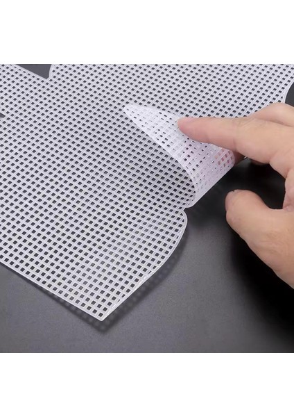 Plastik Çanta Kanvası, Cüzdan Kanvası, El Yapımı Çanta Handmade Çanta Beyaz 14X23