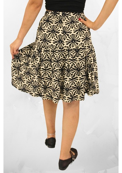 Kadın Şkadın Şort Etek Viskon Kumaş Midi Boyort Etek Viskon Kumaş Midi Boy fırsatları