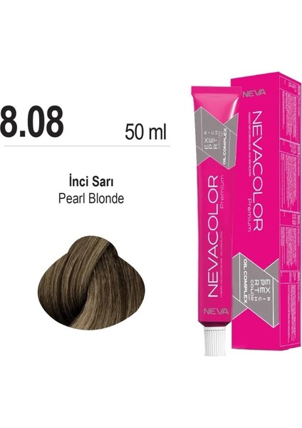 color Saç Boyası 8.08 Inci Sarı