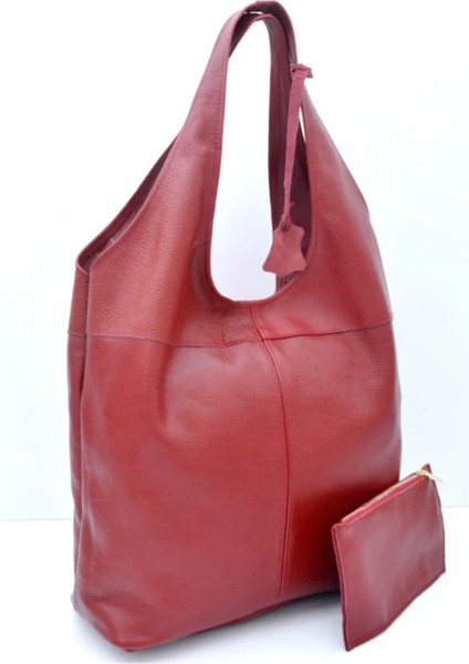 Randy Hakiki Deri Kırmızı Omuz Çantası fiyatları