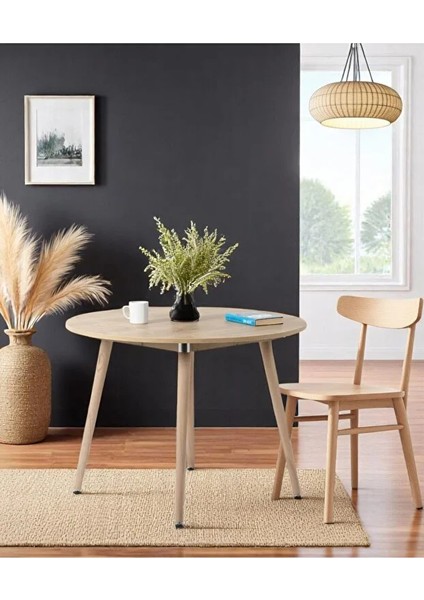 Bistro Yuvarlak Mutfak Masası | Yuvarlak Yemek Masası | Meşe modelleri