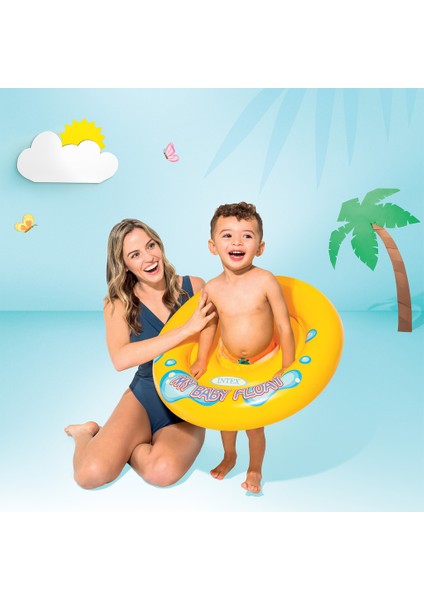 Oturaklı Bebek Flatöru - Intex - Sarı - 70 cm (56585) indirimleri