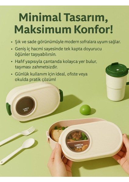 Sevimli Öğle Yemeği Kutusu, Okulda Gençler ve Çocuklar için Taşınabilir 2 Bölmeli Saklama Kabı modelleri