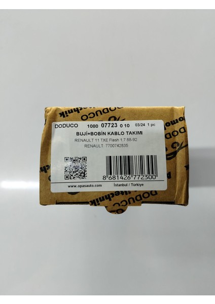 Buji Kablosu Takımı Renault Flash Manager 1,7 modelleri