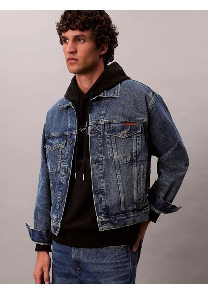 Premium Penye Mikro Monologolu Kapüşonlu Erkek Siyah Sweatshirt LV04RC281G-UB1 indirimleri