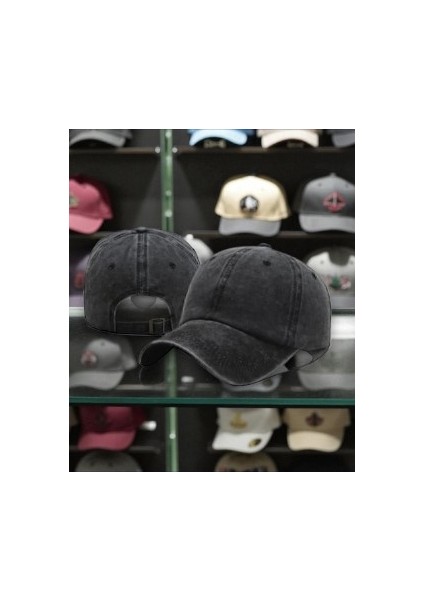 Düz Renk Antrasit Cap 2020 Yeni Trend Eskitme Unisex Şapka fiyatları