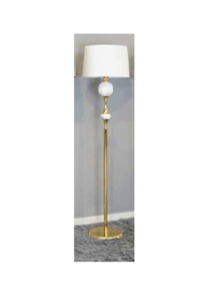 Mim Gold - Beyaz Seramik Lambader